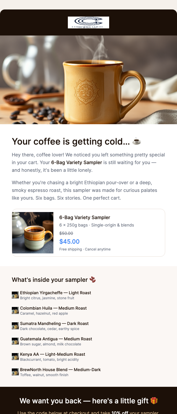 Abandoned Cart Recovery