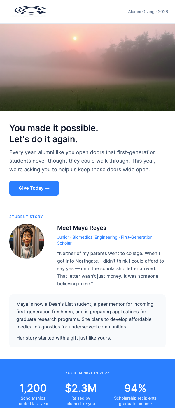 Alumni Fundraising Appeal