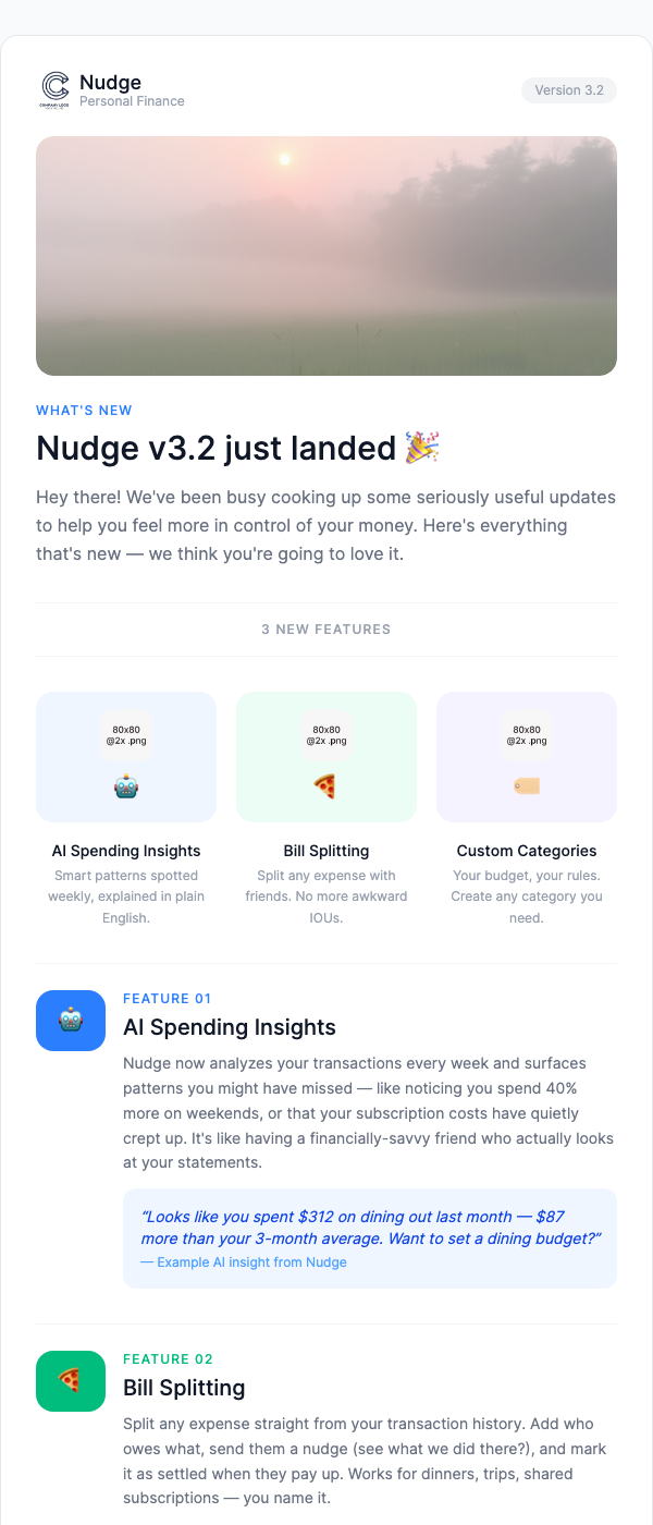 App Update Release Notes
