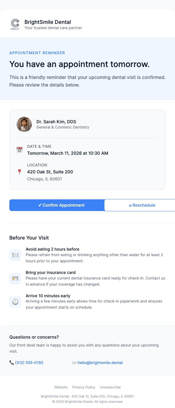 Appointment Reminder