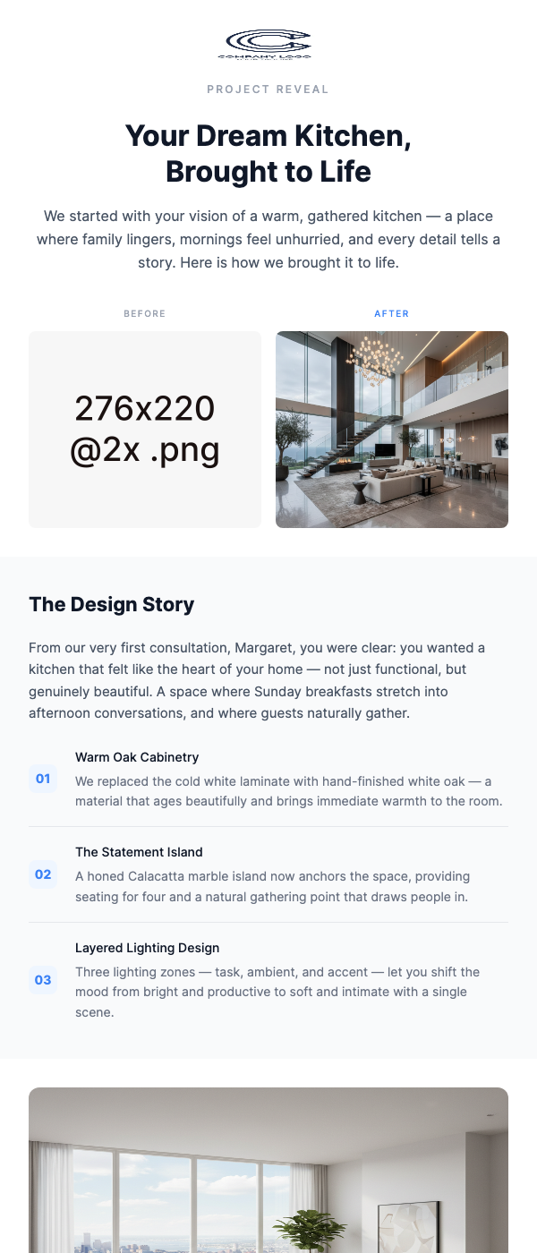 Before & After Reveal – Your Space Transformed