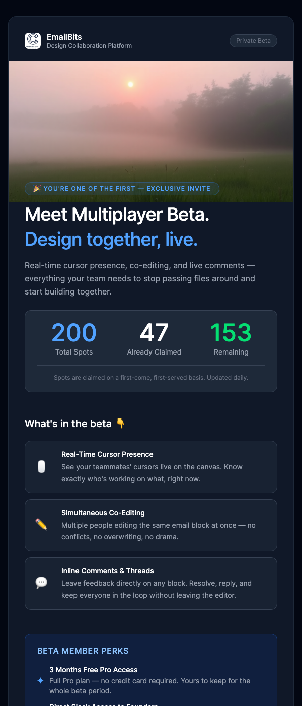 Beta Program Invitation