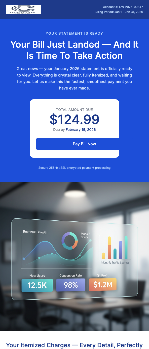 Bill Ready – Your Monthly Statement