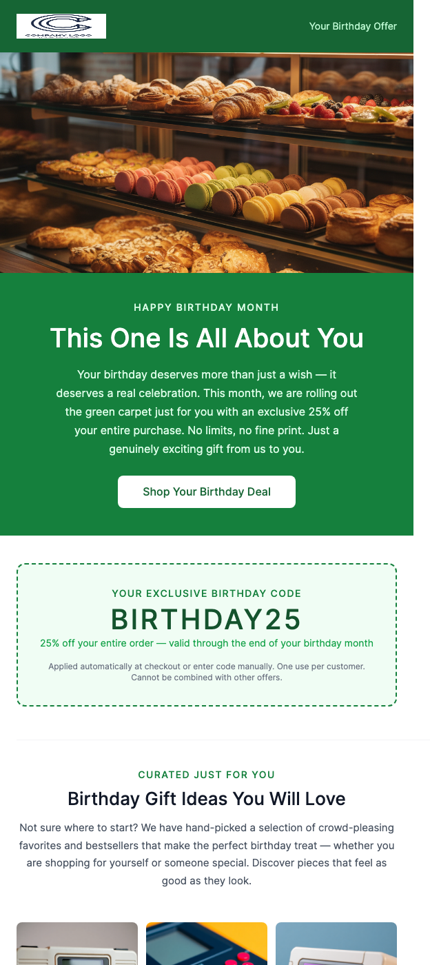 Birthday Offer – Celebrate with 25% Off