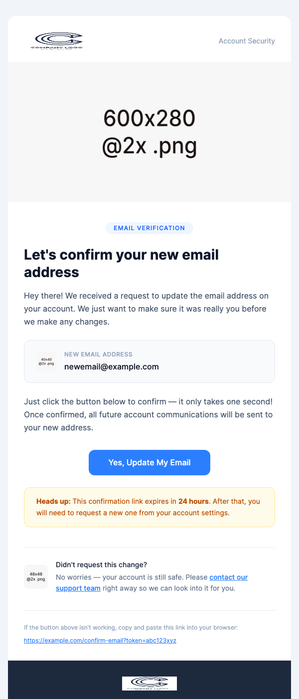 Change Email Address – Friendly