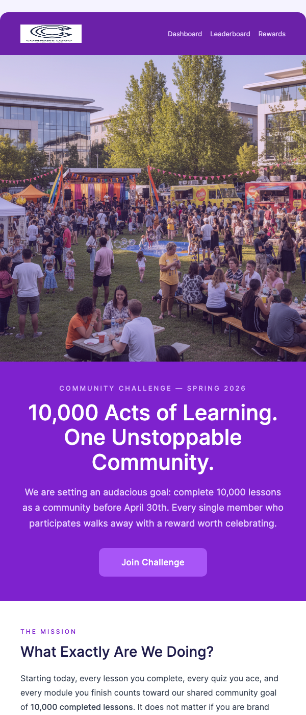 Community Challenge – Complete to Earn Rare Loot