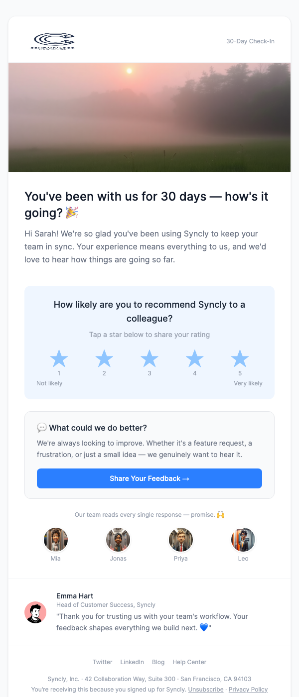 Customer Feedback Survey