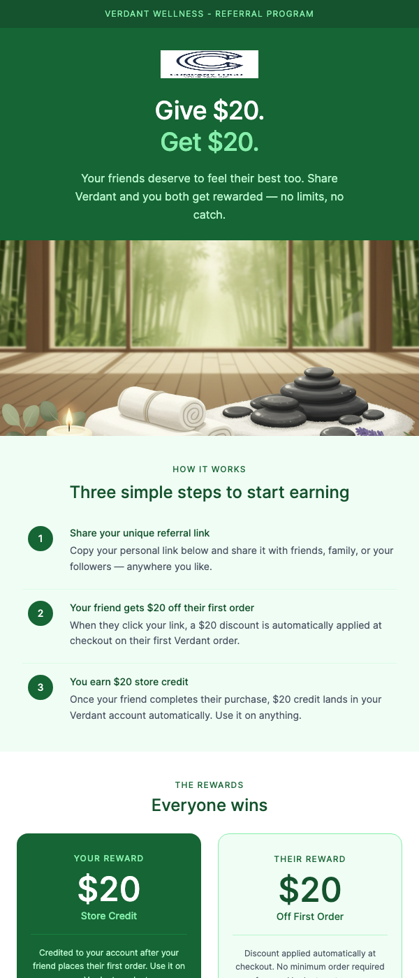 Customer Referral Program Launch