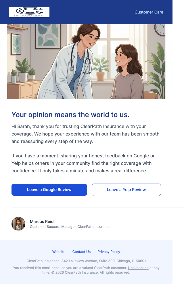 Customer Review – Help Others Find the Right Coverage