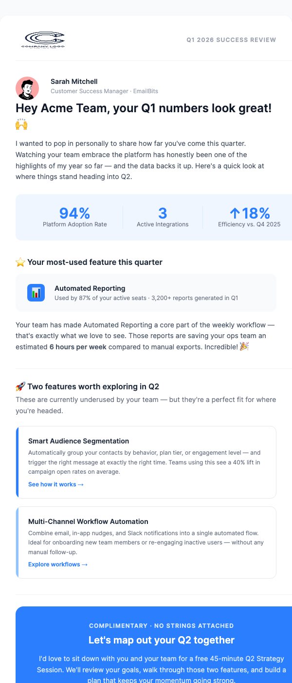 Customer Success Check-In