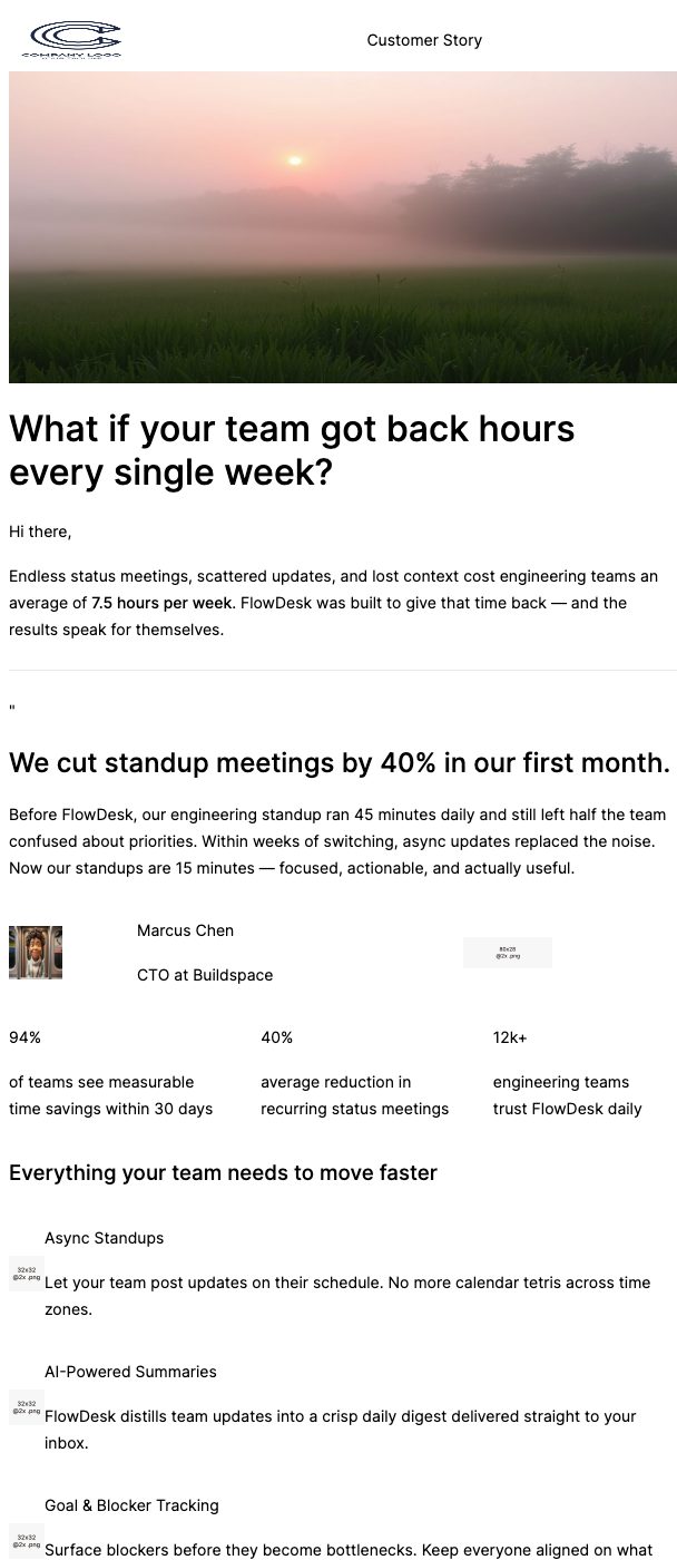 Customer Testimonial Social Proof