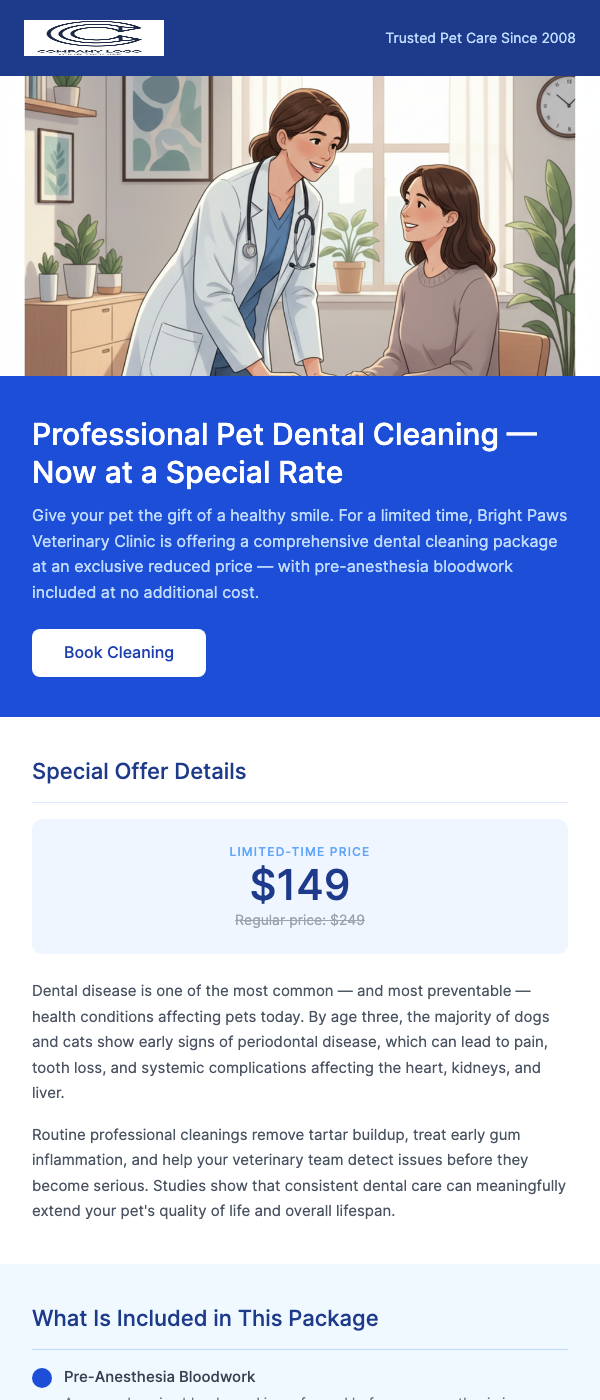 Dental Cleaning Special – Keep Their Teeth Healthy