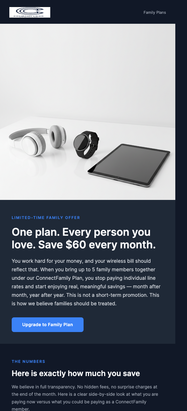 Family Plan Optimization – Save $X by Combining Plans