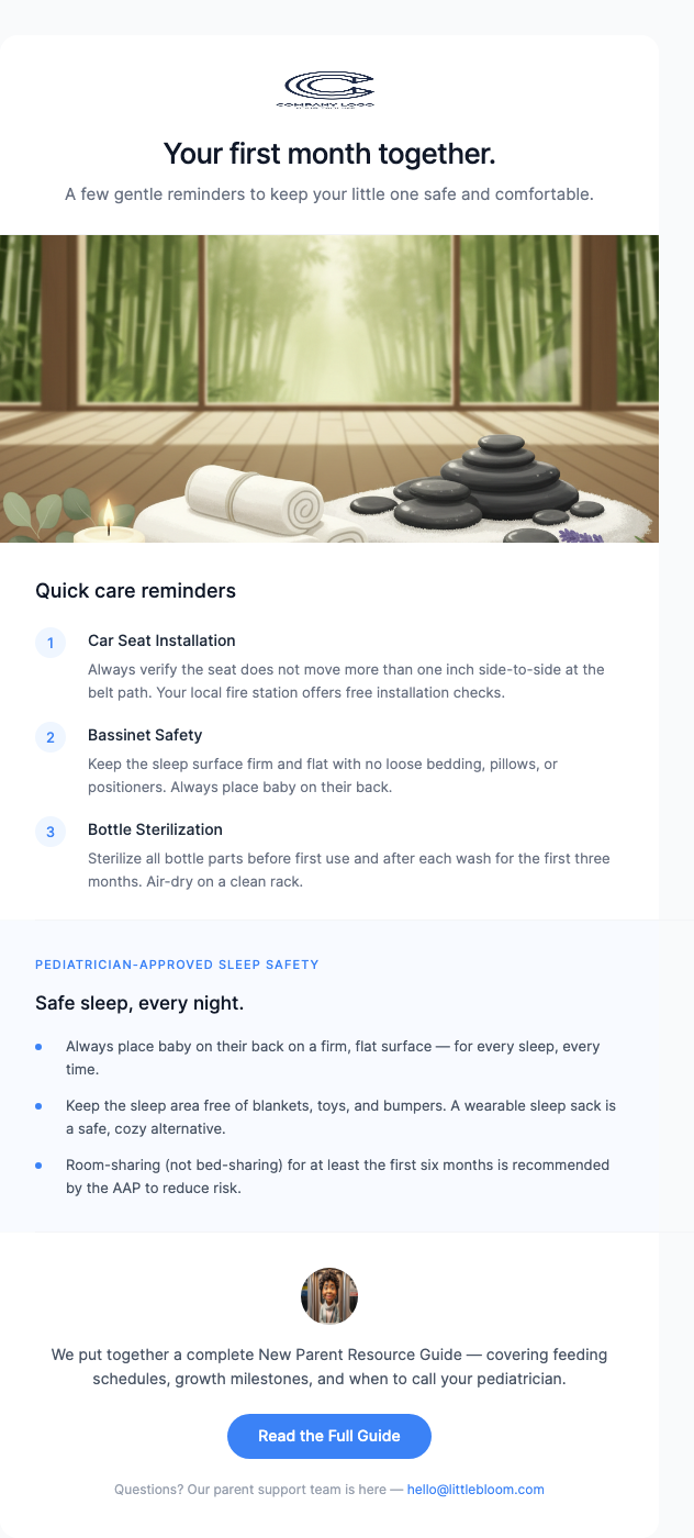 First Month Product Care Tips – New Parent Guide