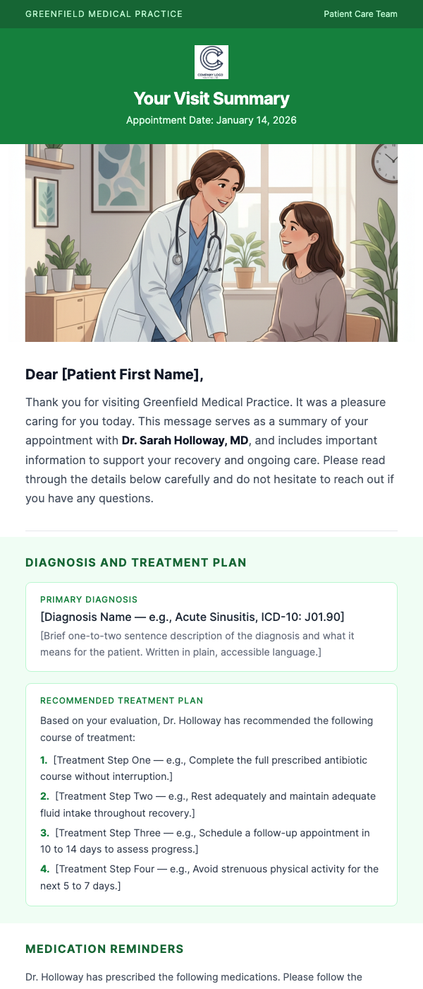 Follow-Up Care Reminder – Take Your Medication