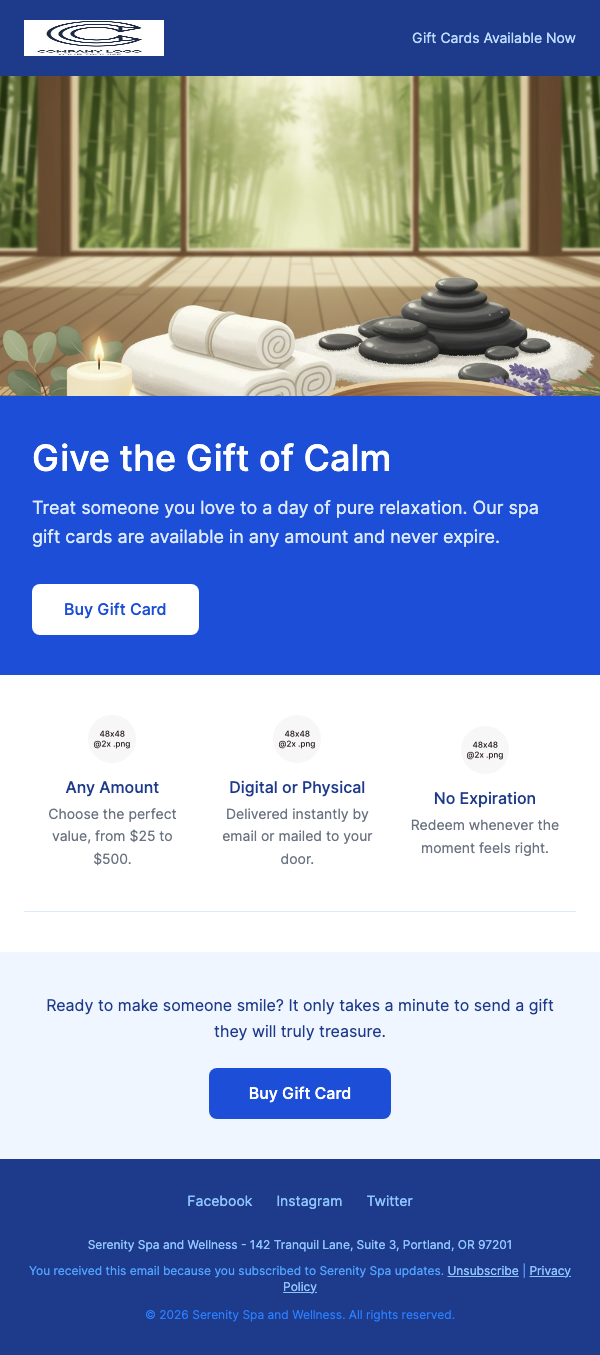 Gift Card – Perfect Gift Idea