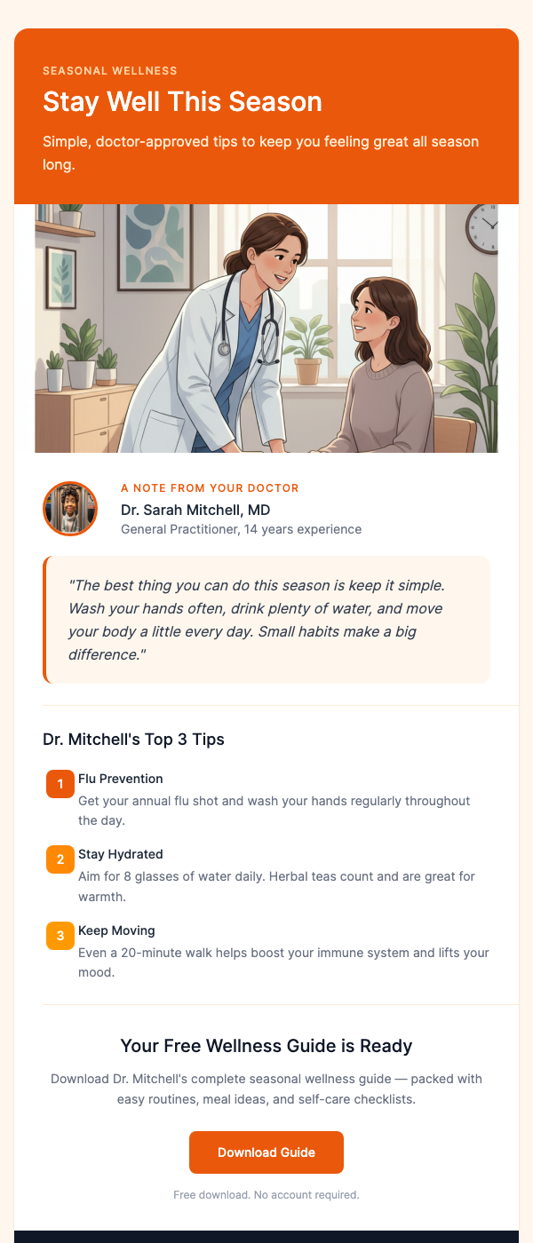 Health Tips – Seasonal Wellness Advice