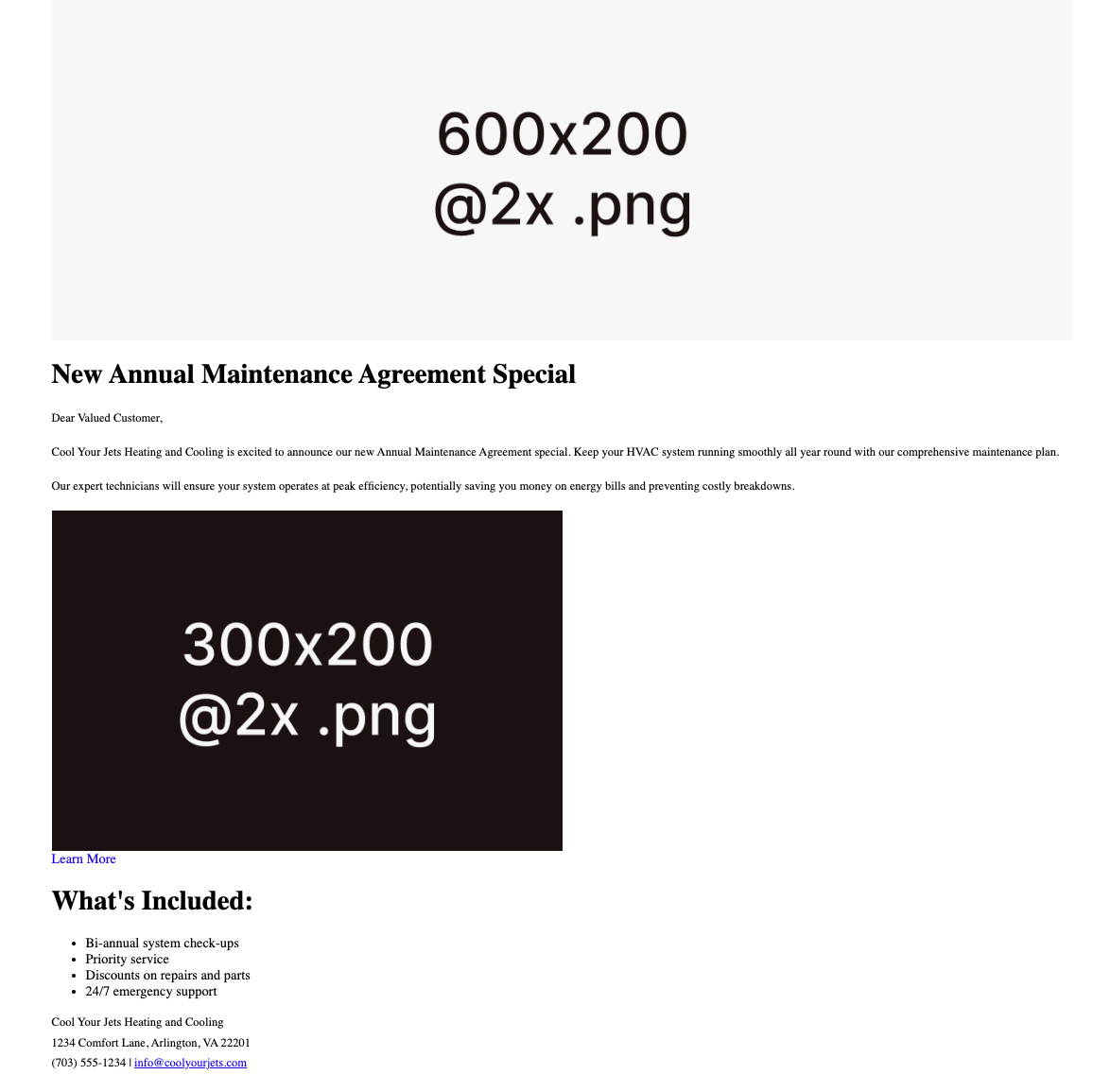 HVAC Company - Special Offer