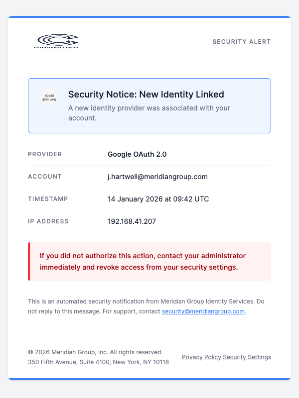 Identity Linked – Corporate