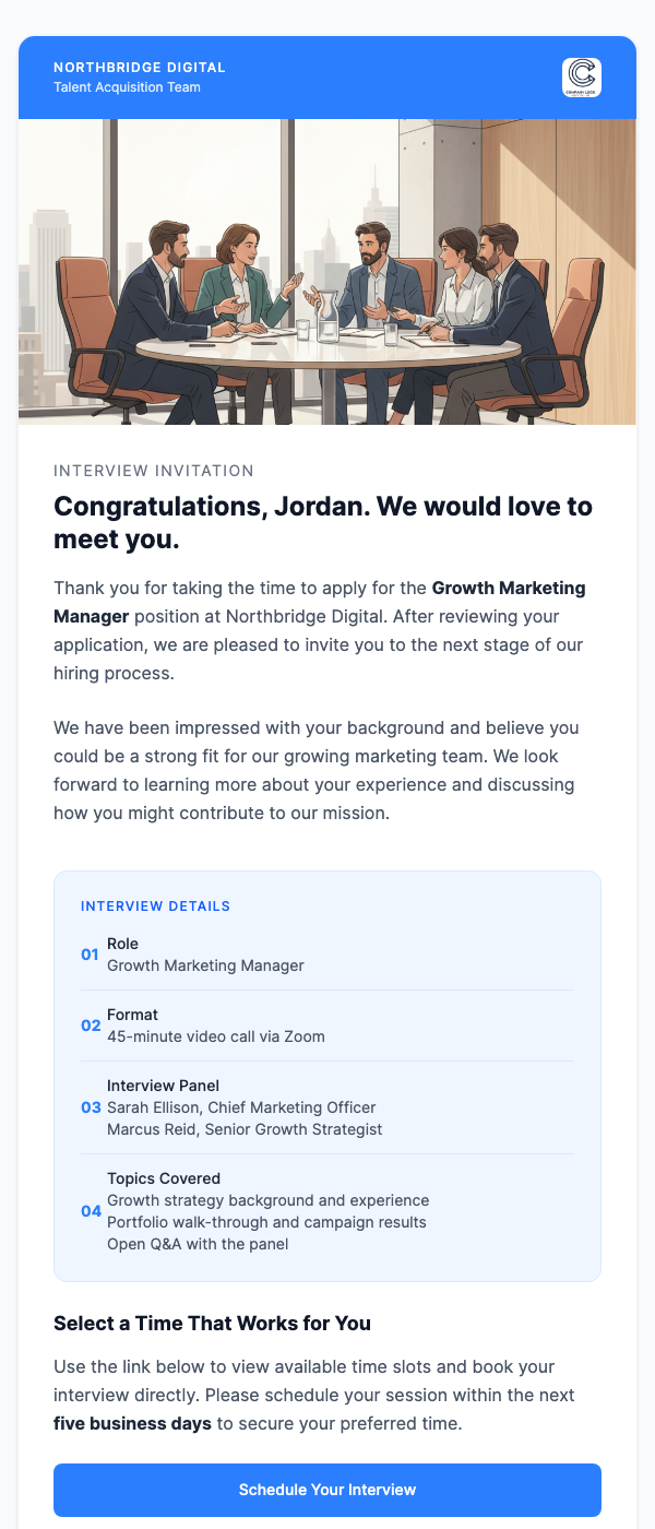 Interview Invitation