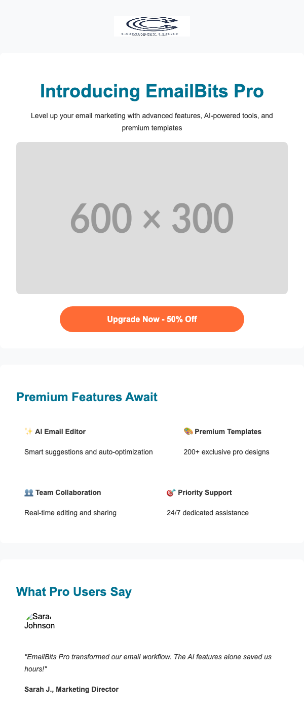 Introducing EmailBits Pro - Advanced Email Templates Are Here