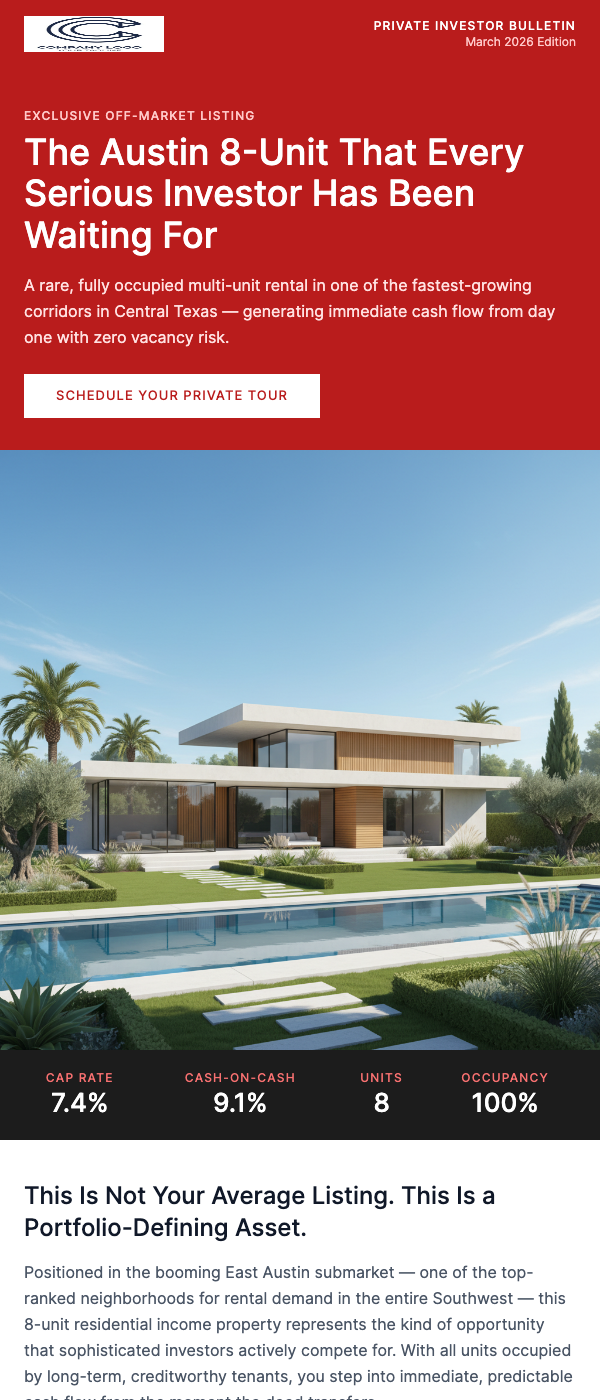 Investment Property Analysis – Opportunity in Your Portfolio