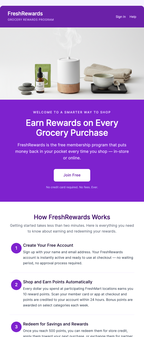 Loyalty Program – Save on Every Purchase
