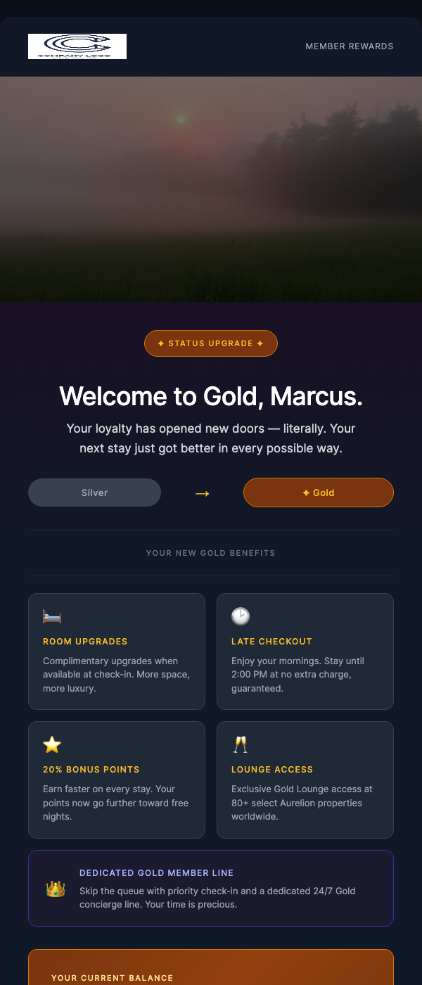 Loyalty Tier Upgrade