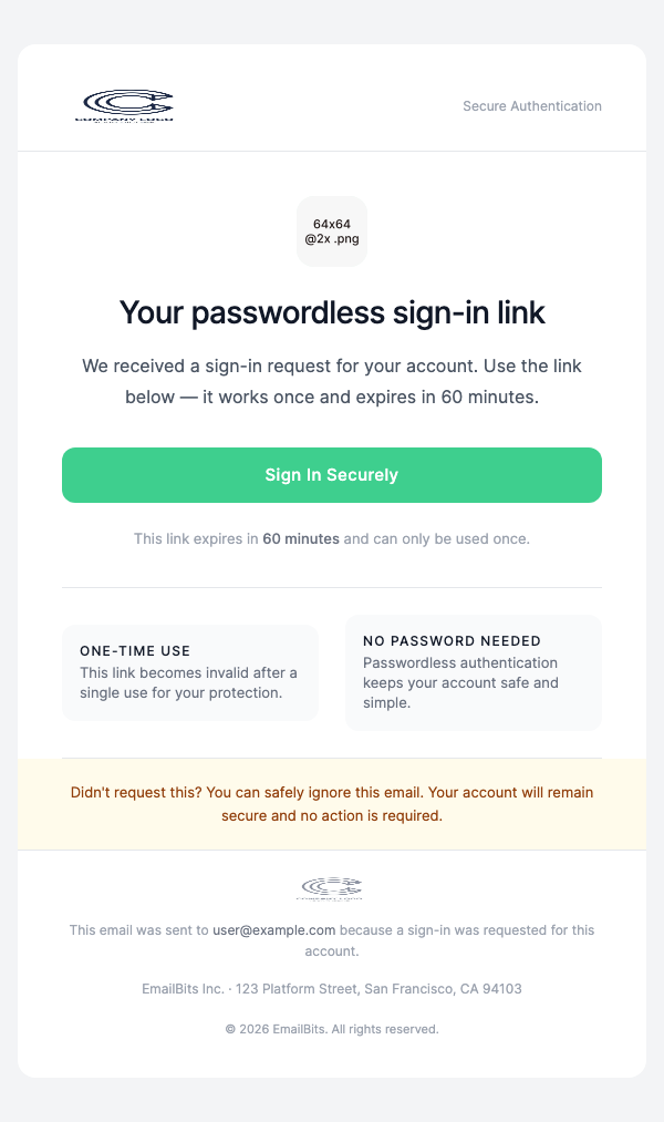 Magic Link – Branded