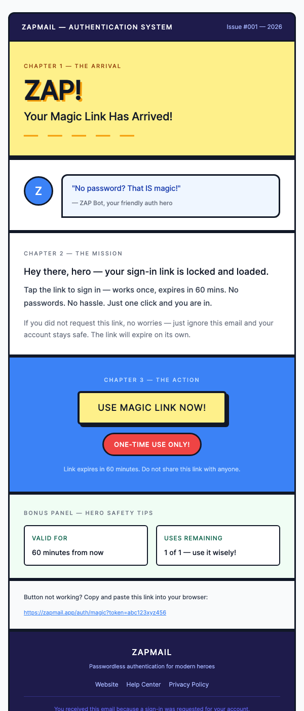 Magic Link – Comic