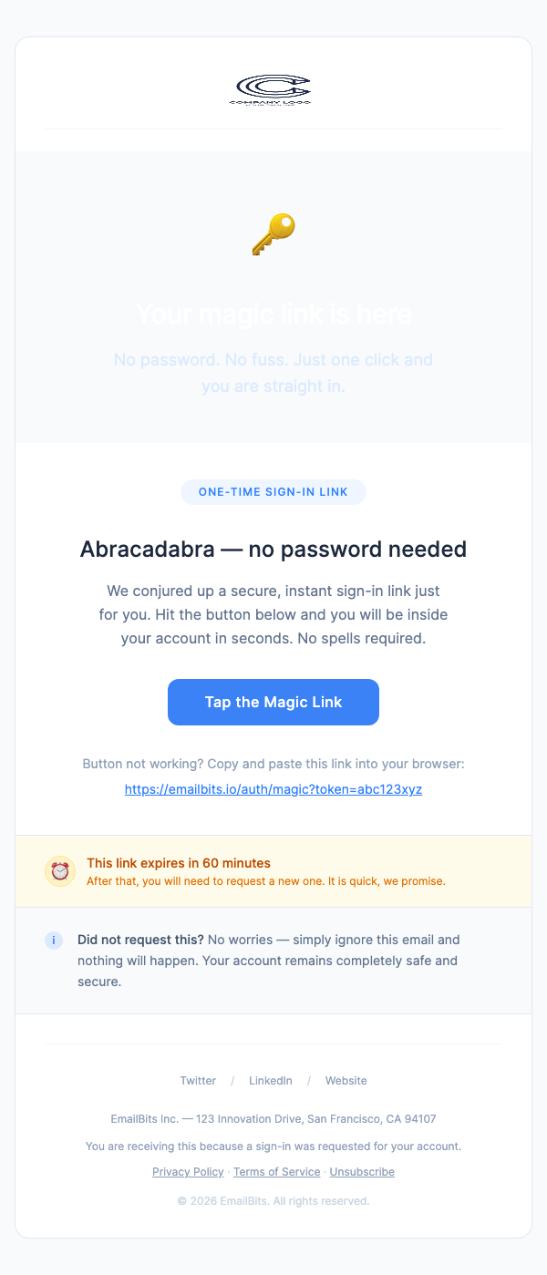 Magic Link – Playful