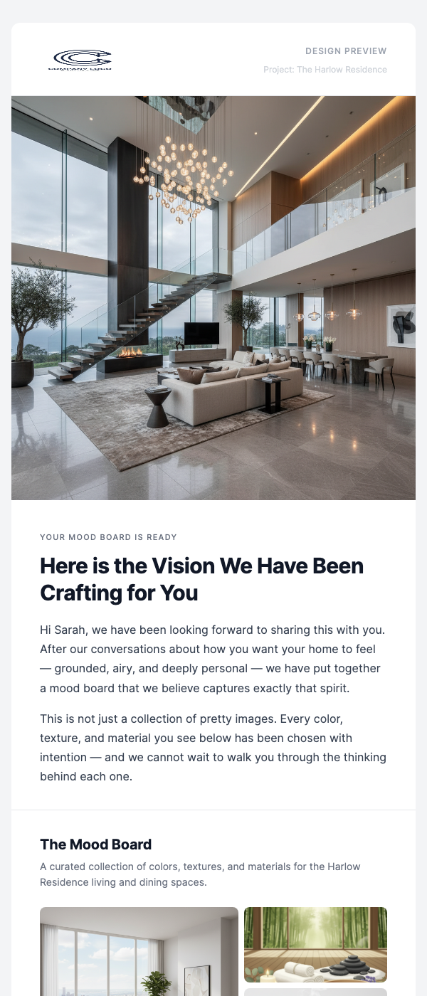 Mood Board Reveal – Here's Your Design Direction