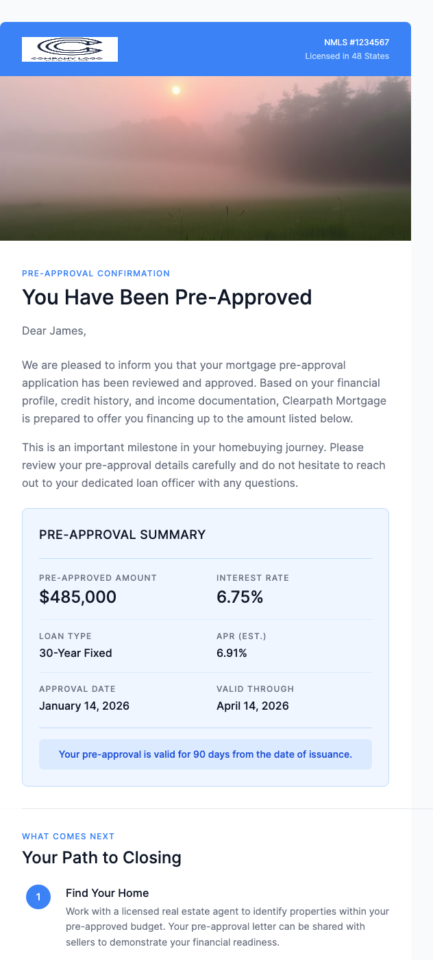 Mortgage Pre-Approval
