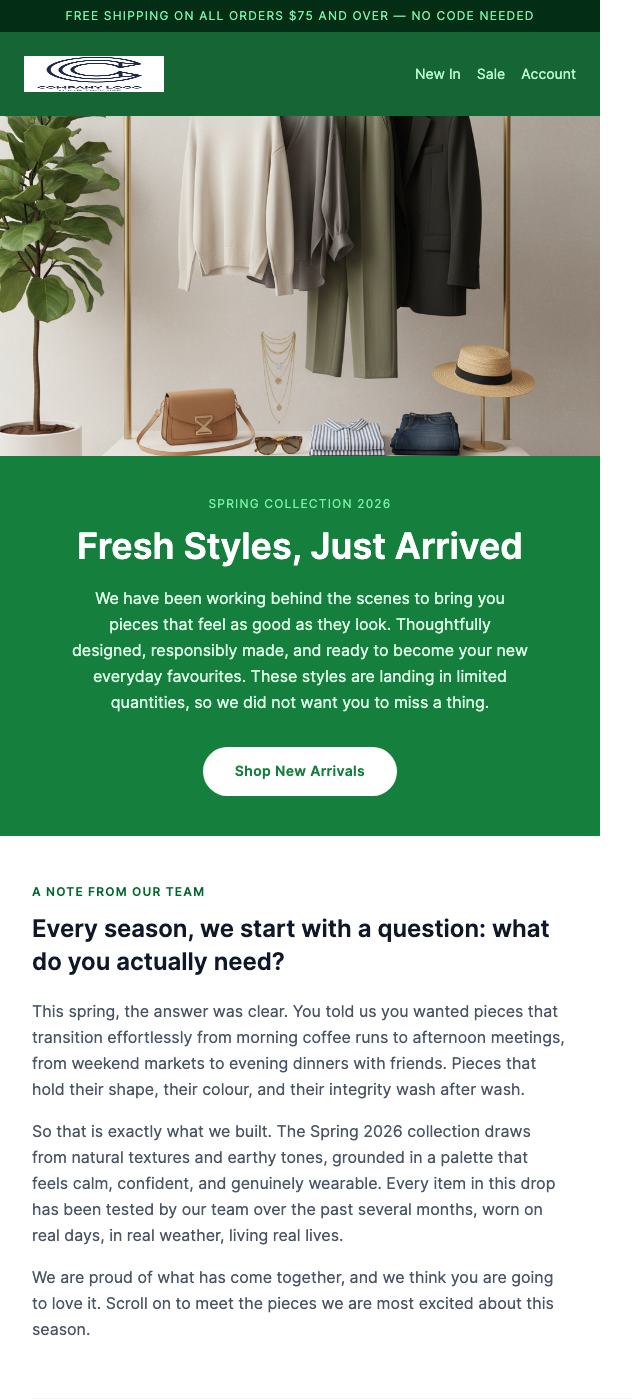 New Arrival – Fresh Stock Just Dropped