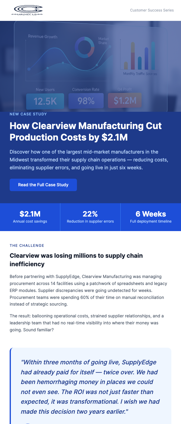 New Case Study Launch