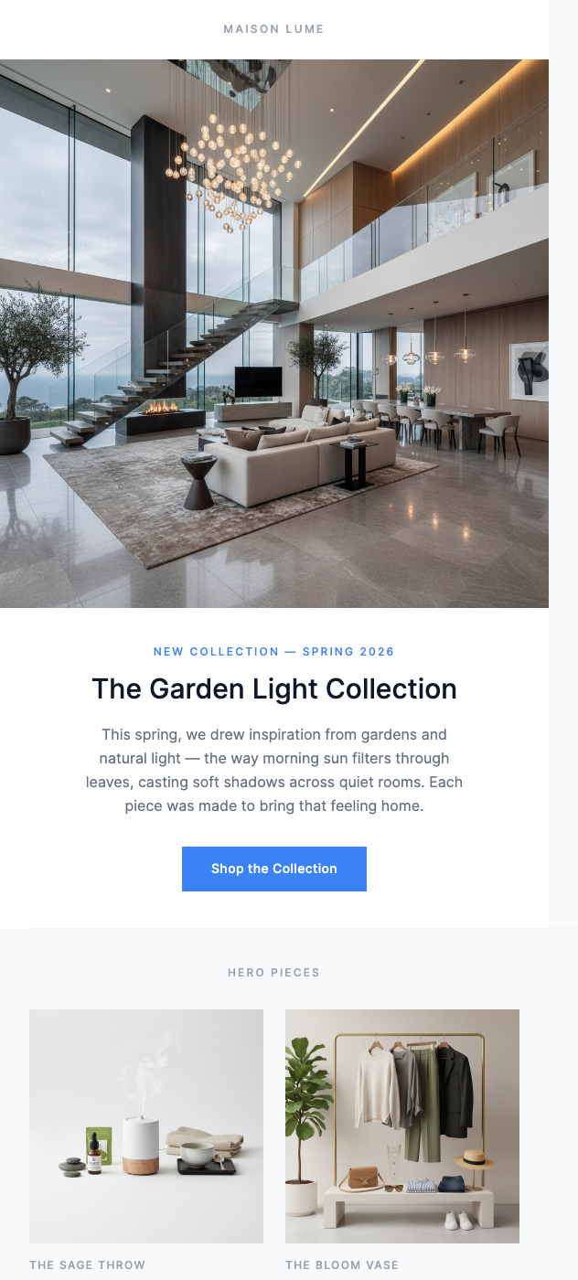 New Collection Launch – Inspired by Spring