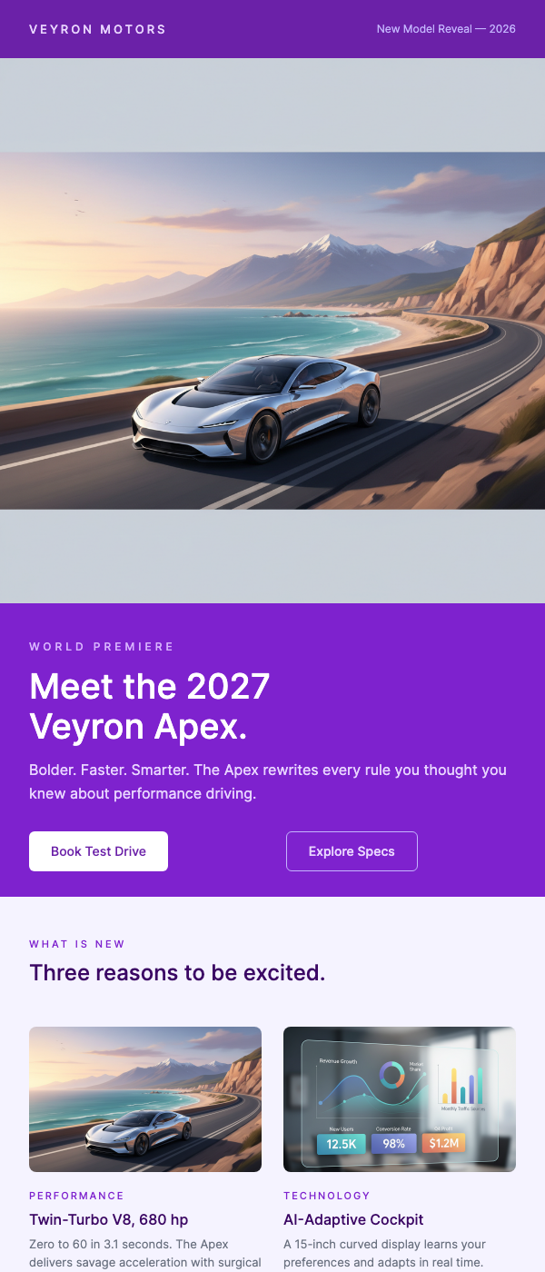 New Model Announcement – The 2027 [Model] Is Here