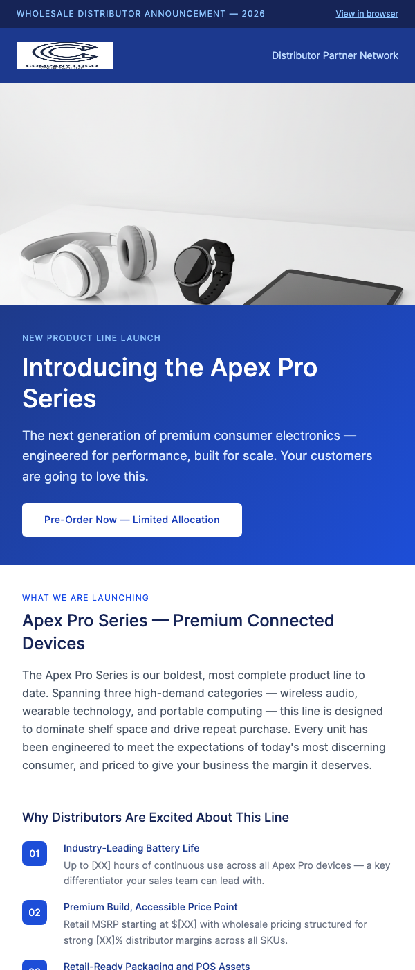 New Product Line Launch – Available for Pre-Order