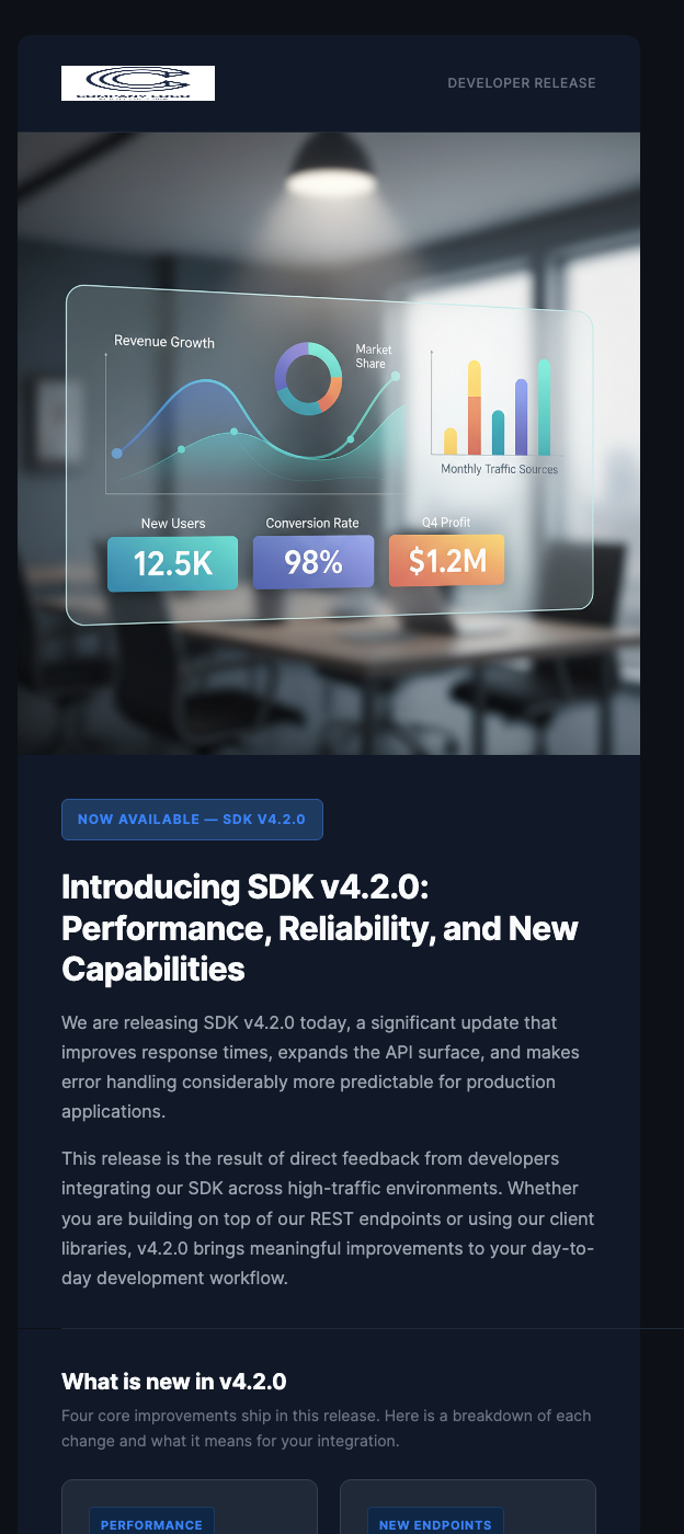 New SDK Released – Upgrade for Better Performance