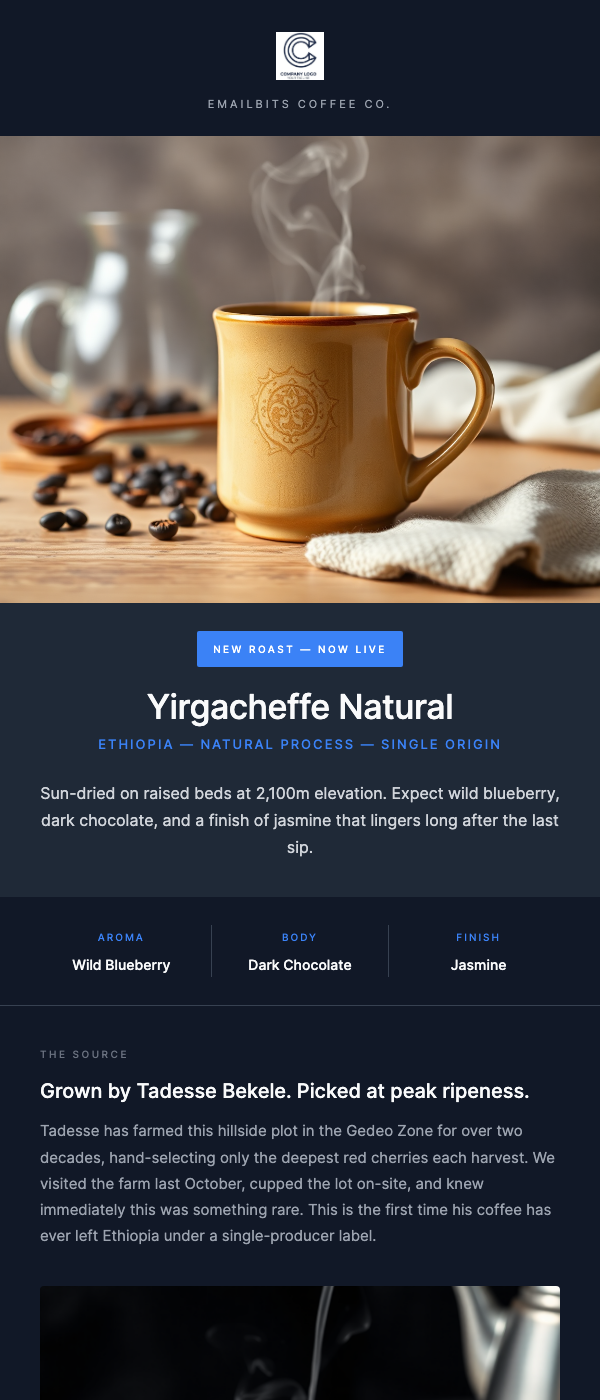 New Single-Origin Roast – Now Available