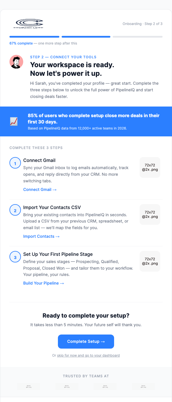 Onboarding Step 2 – Connect Your Tools