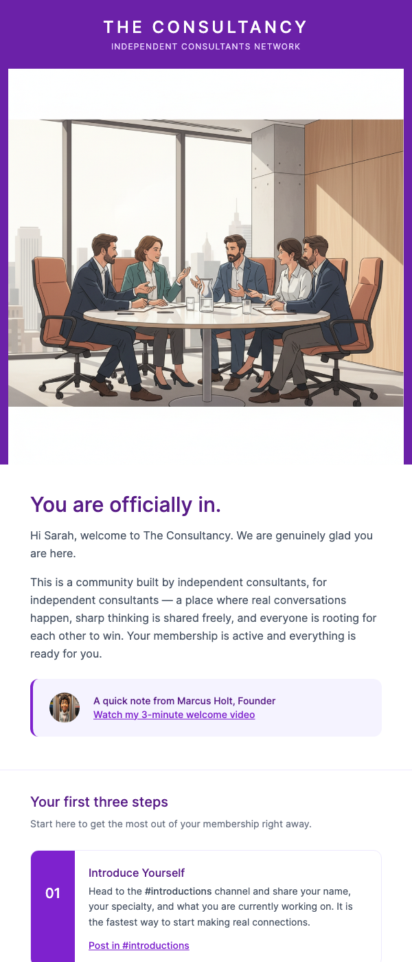 Online Community Welcome