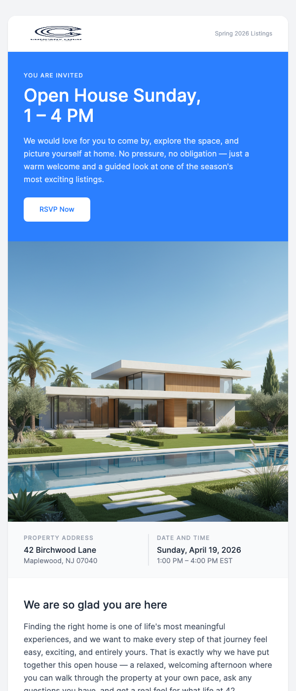 Open House This Sunday – Tour Our Newest Listing