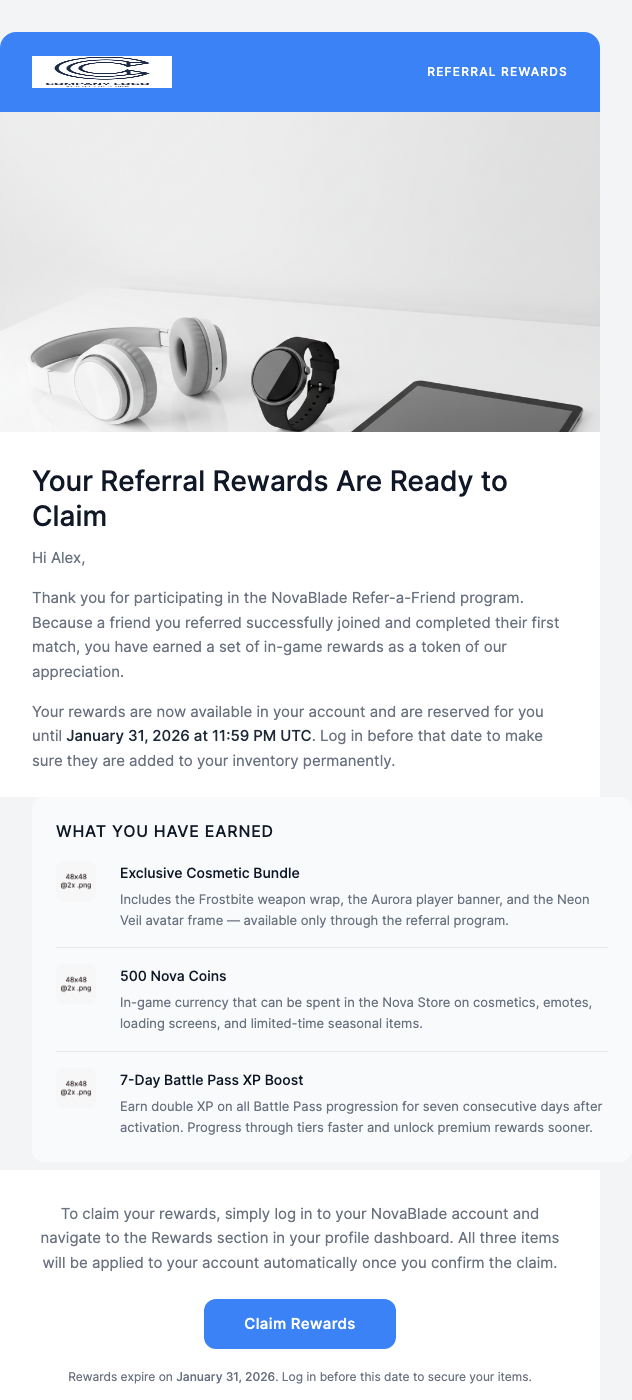 Player Appreciation – Free Items Inside