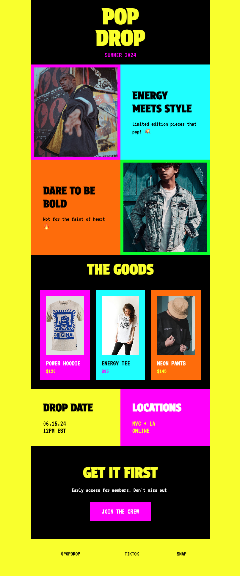 Pop Art Announcement