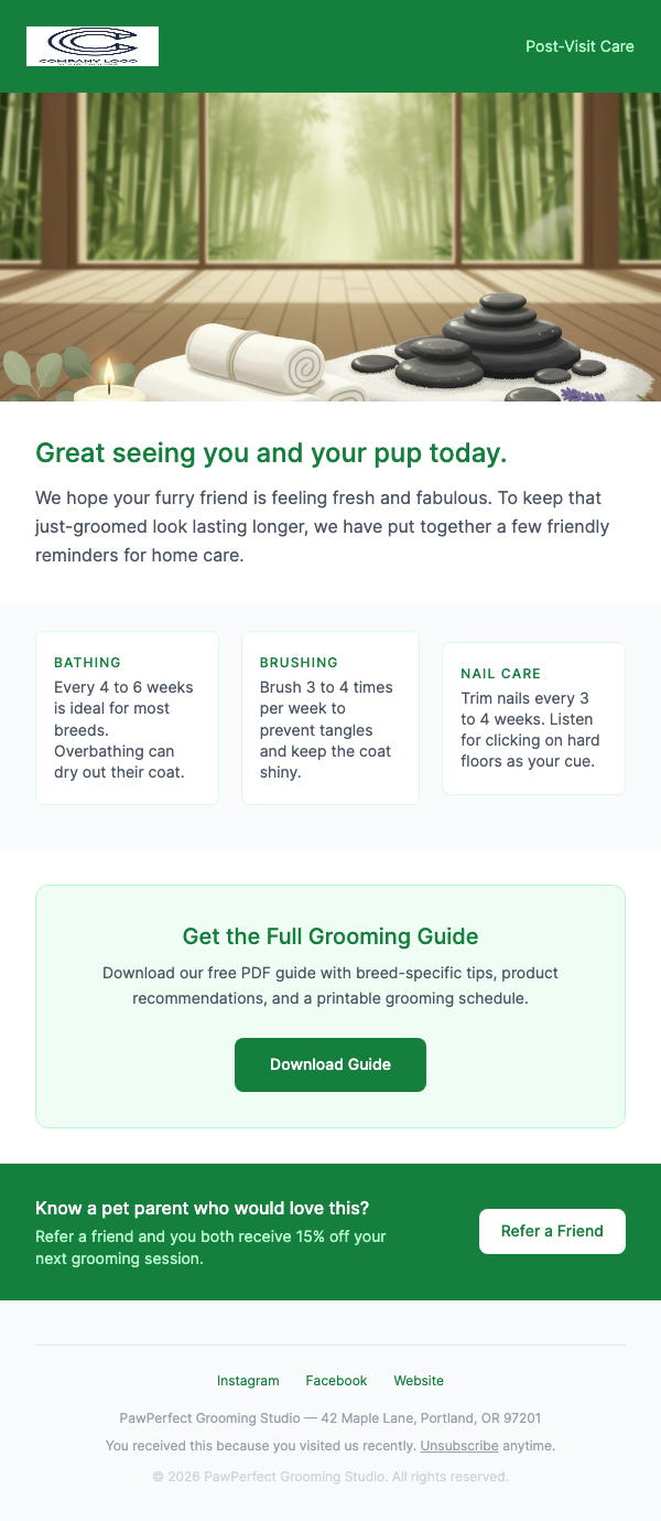 Post-Grooming Care – How to Keep Them Looking Great