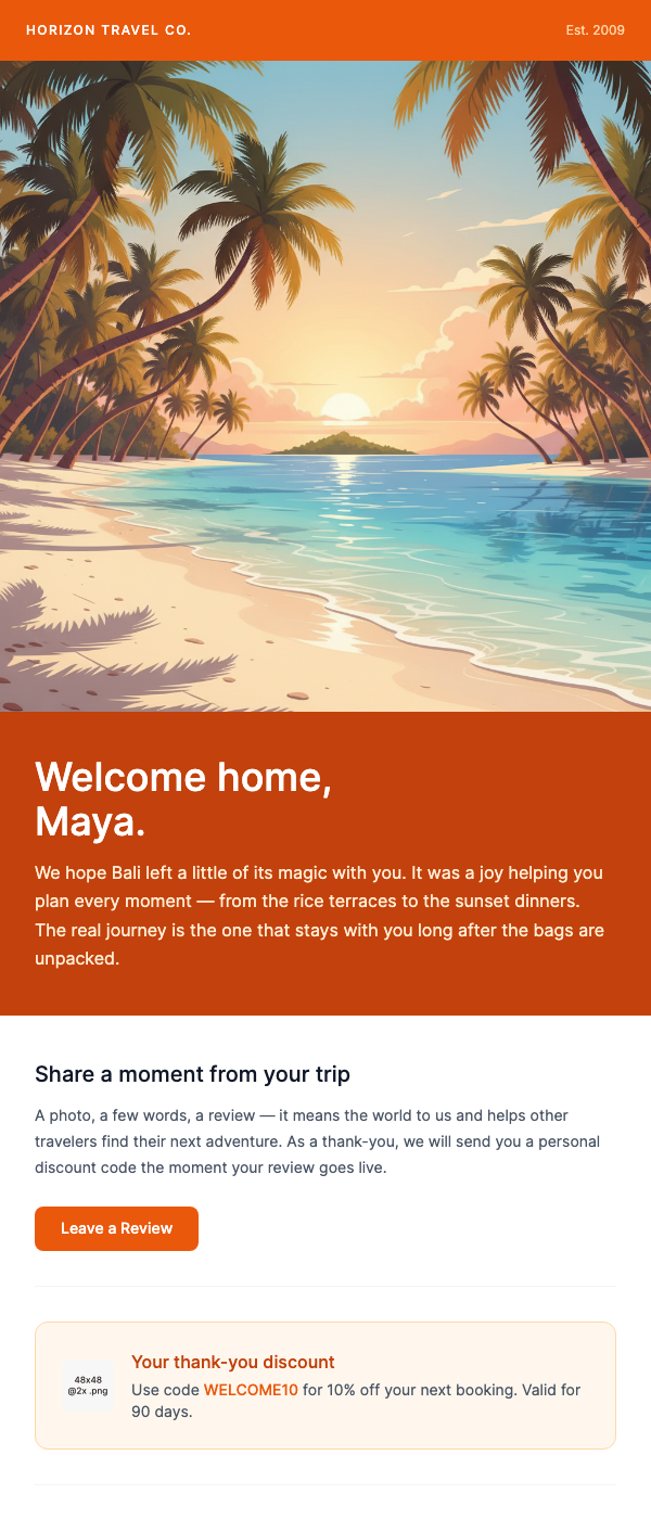 Post-Trip – Share Your Travel Story