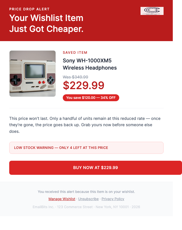 Price Drop Alert – Item You Saved Just Got Cheaper