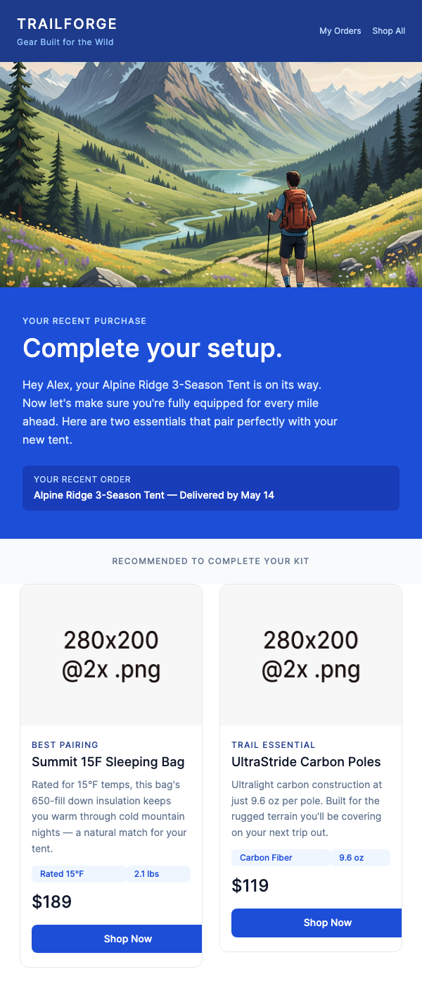 Product Cross-Sell After Purchase