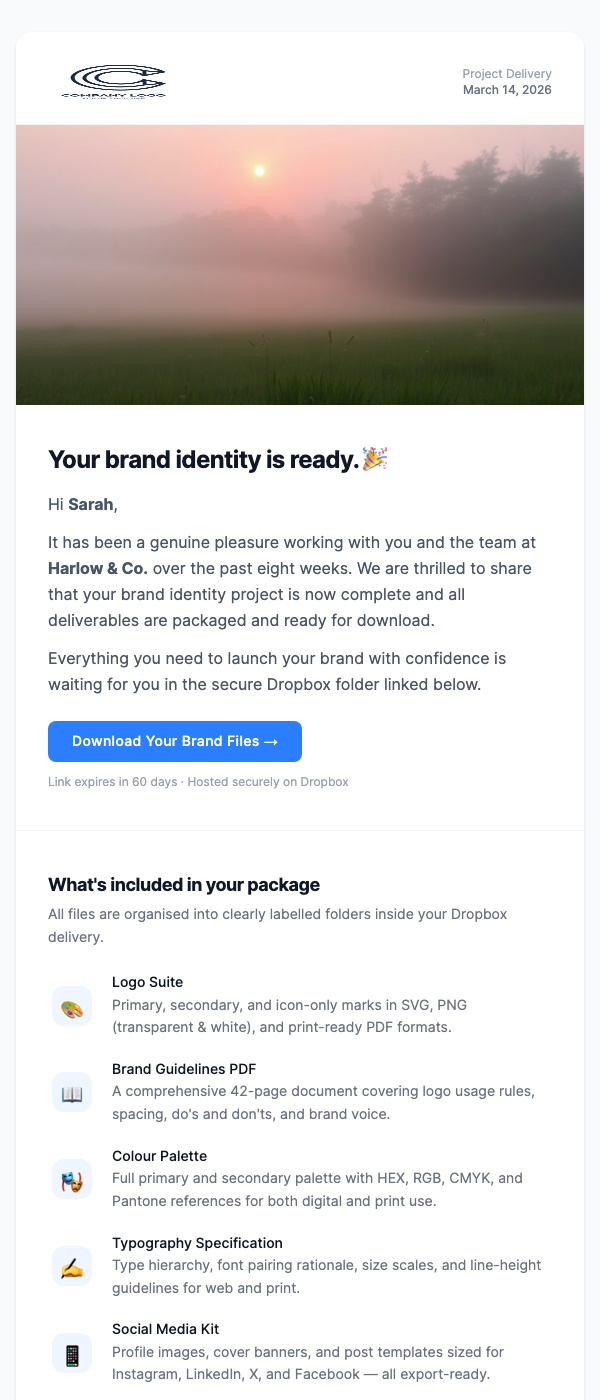Project Delivery & Handoff